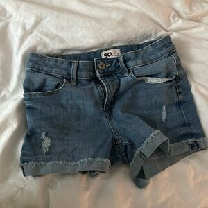 SO 12y Jean shorts, barely used and are very comfy